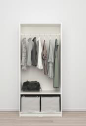 White compact wardrobe image 3