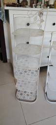 White metal shelving  storage units image 2
