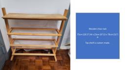 Wooden Shoe Rack image 1