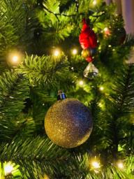 Artificial Christmas tree and decoration image 2
