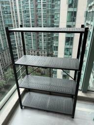 Black kitchen rack furniture rack image 1