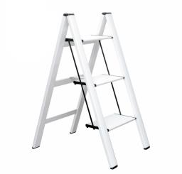Hagegawa Slim 3-step ladder image 1