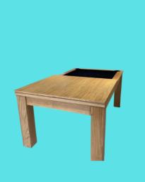 2in1 Pool Tableelixir rustic Oak black image 2