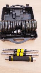 30kg Dumbbell and Barbell Set image 2