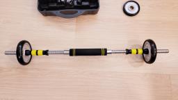 30kg Dumbbell and Barbell Set image 3