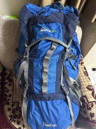 65l camping bag with sleeping bag  mat image 1