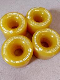 Arbor Bogart Ghost Orange Wheels 61mm image 1