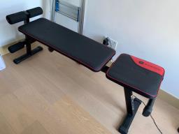 gym weight lifting bench chair decathl image 3