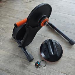 Jet-black Zwift turbo trainer image 1