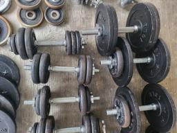 Lots of dumbells and weights image 3