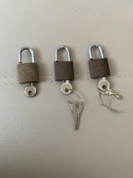 Padlocks set of 3 of 4 cm length image 1