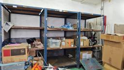 Urgent- Giveaway metal warehouse shelves image 3