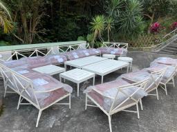 14 seater Kettal outdoor sofa set image 1