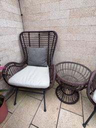 2 beautiful garden chairs and centre tab image 5