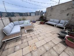 5 outdoor sofas  bar  lounge table image 1