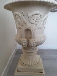 Antique Cast Iron Urns british 1800s image 3