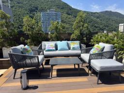 As new outdoor sofa set image 1