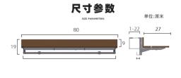 Balcony Hanging Folding Table image 3