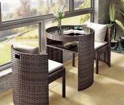 Brand new outdoor Rattan table set image 1