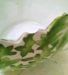 Green Antique Ceramic Planter image 5