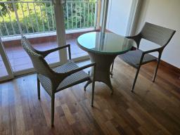 Outdoor  Balcony Table and Chairs image 1