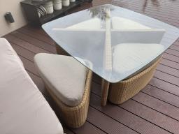 Outdoor Sofa  Table  4 stools image 7