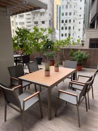 Outdoor table and chair set image 1