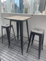 Outdoor table and stools set image 1