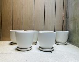 Small ceramic garden pots image 1