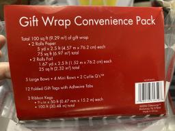 Gift Wrap Pack with Ribbon and Bows image 3