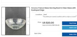 3 Vintage Arcoroc France Bowls image 5