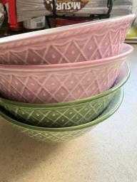Rosee Blanche Japanese ceramic bowls image 1