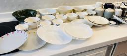 Take all used cups plates bowls  Hk100 image 2