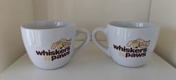 Whiskers N Paws - pair of mugs image 1