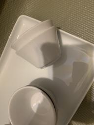White Ceramic Serving Bowl image 2