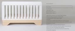 Kalon Studio Usa Crib With Nook Mattress image 2