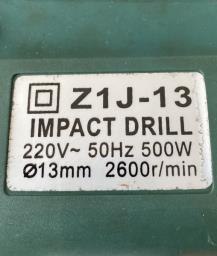 Electric Impact Drill 500w Reversible image 3