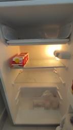 Small mini refrigerator with freezer image 1