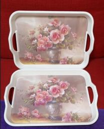 2 Pcs-unwanted Kitchen Plastic Tray image 1