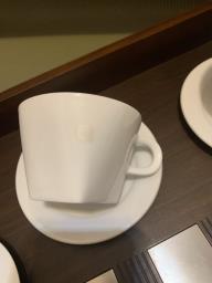 Branded Espresso cups and saucers 4 sets image 6