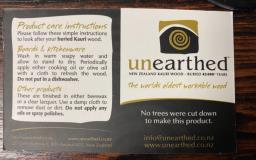 Cheese board from Nz ancient wood image 2