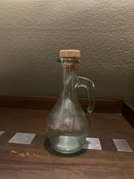 Glass oil  vinegar jar 500 ml image 1