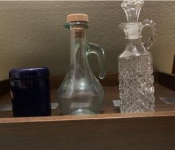 Glass oil  vinegar jar 500 ml image 4
