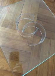 Heavy duty glass serving  platter image 1