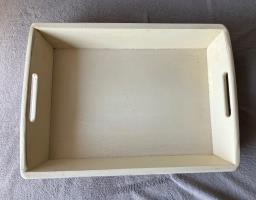 Painted Wooden Serving Tray image 2