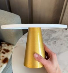 White and Gold Cake Stand image 3
