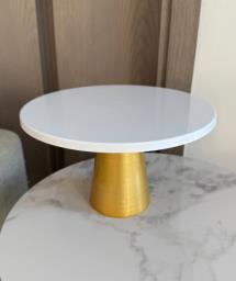 White and Gold Cake Stand image 4