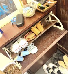 Dark Wood Shoe Rack image 2