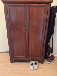 Gorgeous Wood Shoe Cabinet image 1