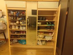 Large Shoe Cabinet  Great for Entryway image 2
